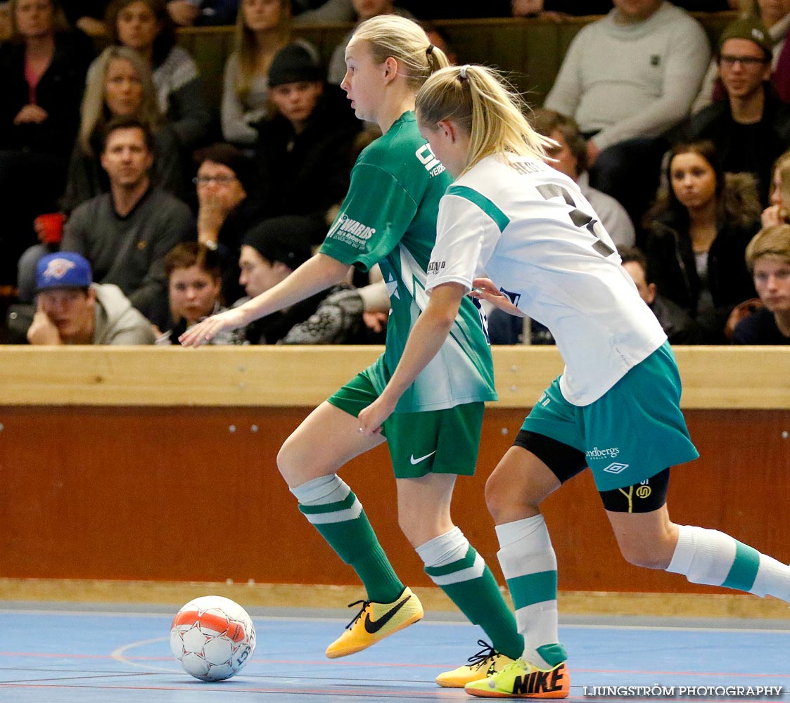Möbelcupen 1/4-final Hörnebo SK-Våmbs IF 2-3,dam,Tibro Sporthall,Tibro,Sverige,Futsal,,2015,104016