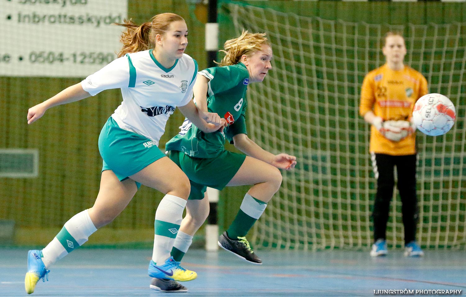 Möbelcupen 1/4-final Hörnebo SK-Våmbs IF 2-3,dam,Tibro Sporthall,Tibro,Sverige,Futsal,,2015,104034