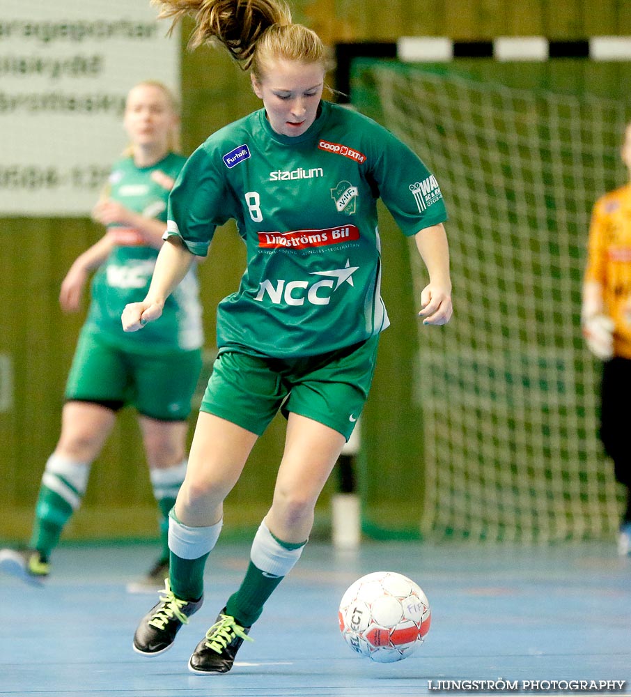 Möbelcupen 1/4-final Hörnebo SK-Våmbs IF 2-3,dam,Tibro Sporthall,Tibro,Sverige,Futsal,,2015,104037
