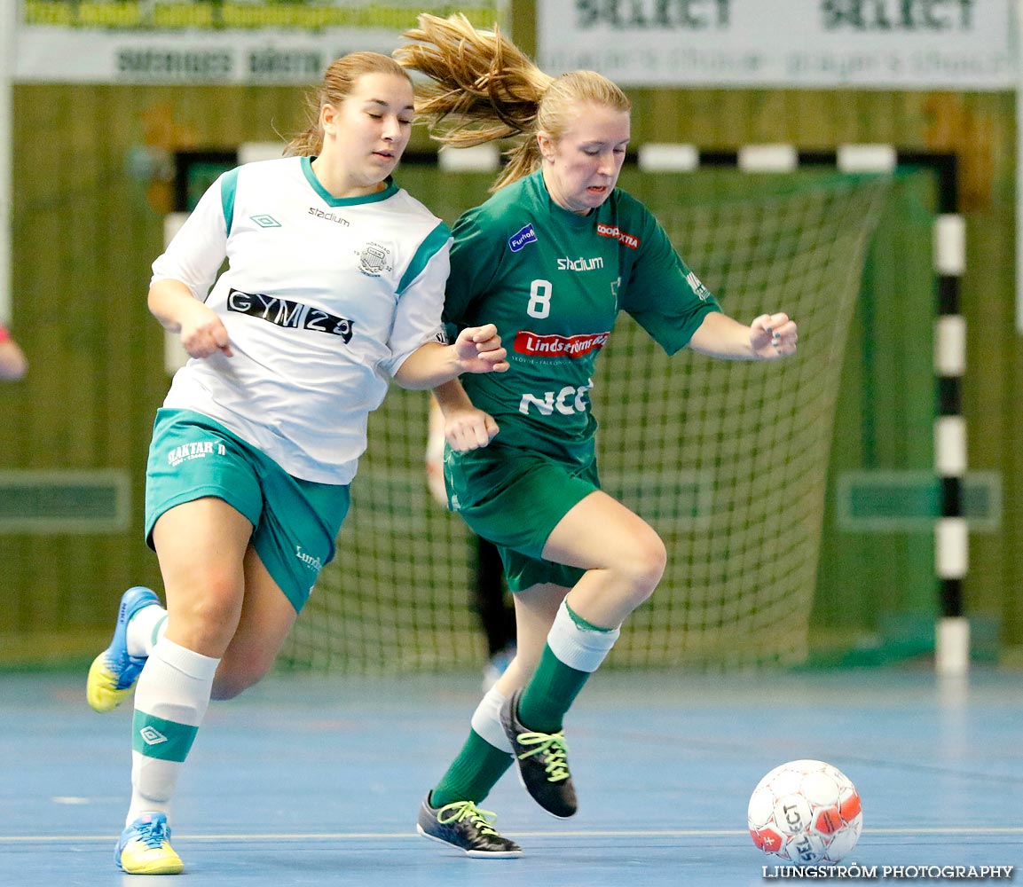 Möbelcupen 1/4-final Hörnebo SK-Våmbs IF 2-3,dam,Tibro Sporthall,Tibro,Sverige,Futsal,,2015,104038