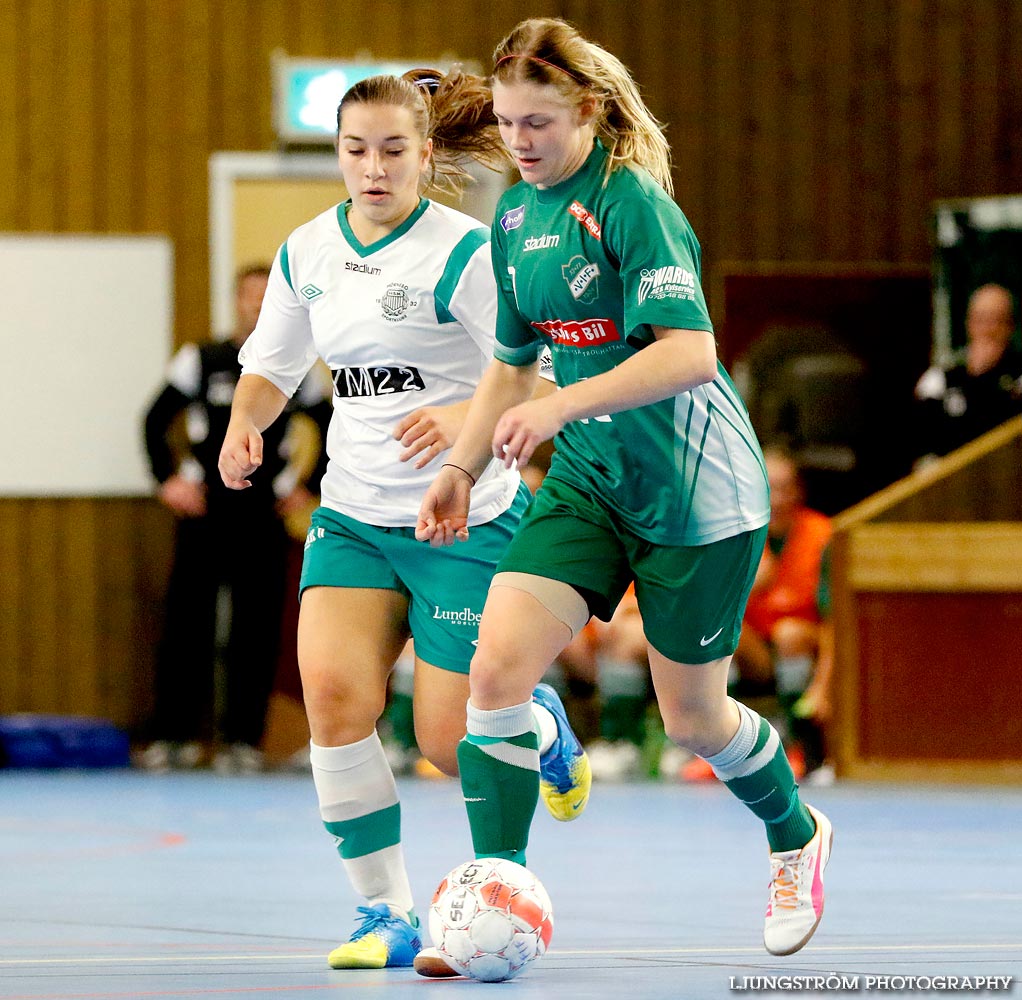 Möbelcupen 1/4-final Hörnebo SK-Våmbs IF 2-3,dam,Tibro Sporthall,Tibro,Sverige,Futsal,,2015,104044
