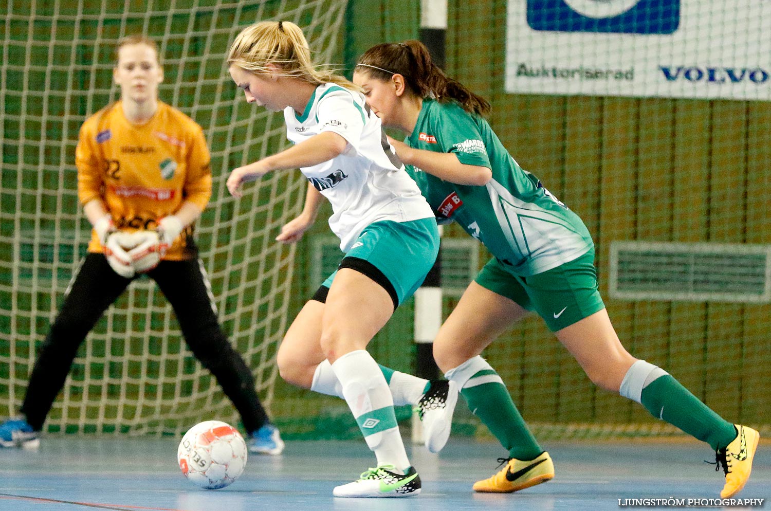 Möbelcupen 1/4-final Hörnebo SK-Våmbs IF 2-3,dam,Tibro Sporthall,Tibro,Sverige,Futsal,,2015,104051