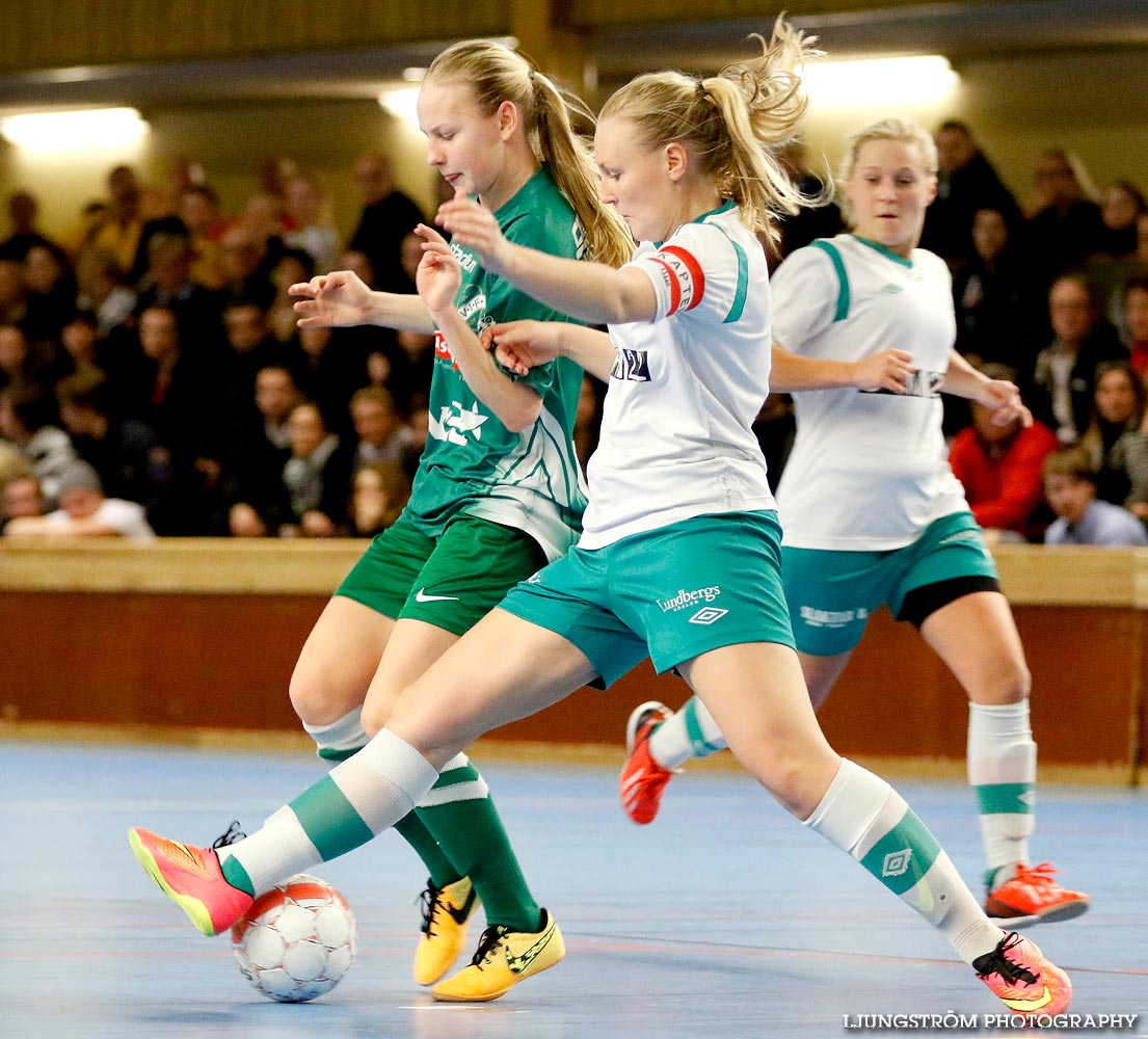 Möbelcupen 1/4-final Hörnebo SK-Våmbs IF 2-3,dam,Tibro Sporthall,Tibro,Sverige,Futsal,,2015,104055