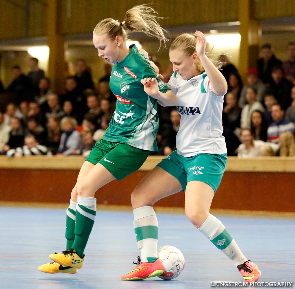 Möbelcupen 1/4-final Hörnebo SK-Våmbs IF 2-3,dam,Tibro Sporthall,Tibro,Sverige,Futsal,,2015,104056