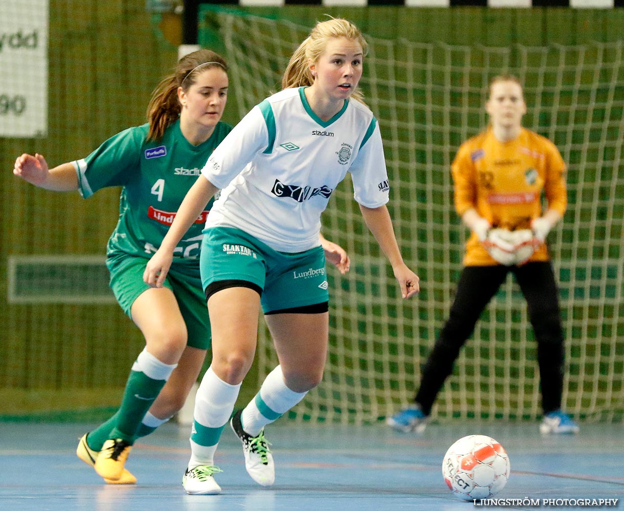 Möbelcupen 1/4-final Hörnebo SK-Våmbs IF 2-3,dam,Tibro Sporthall,Tibro,Sverige,Futsal,,2015,104057