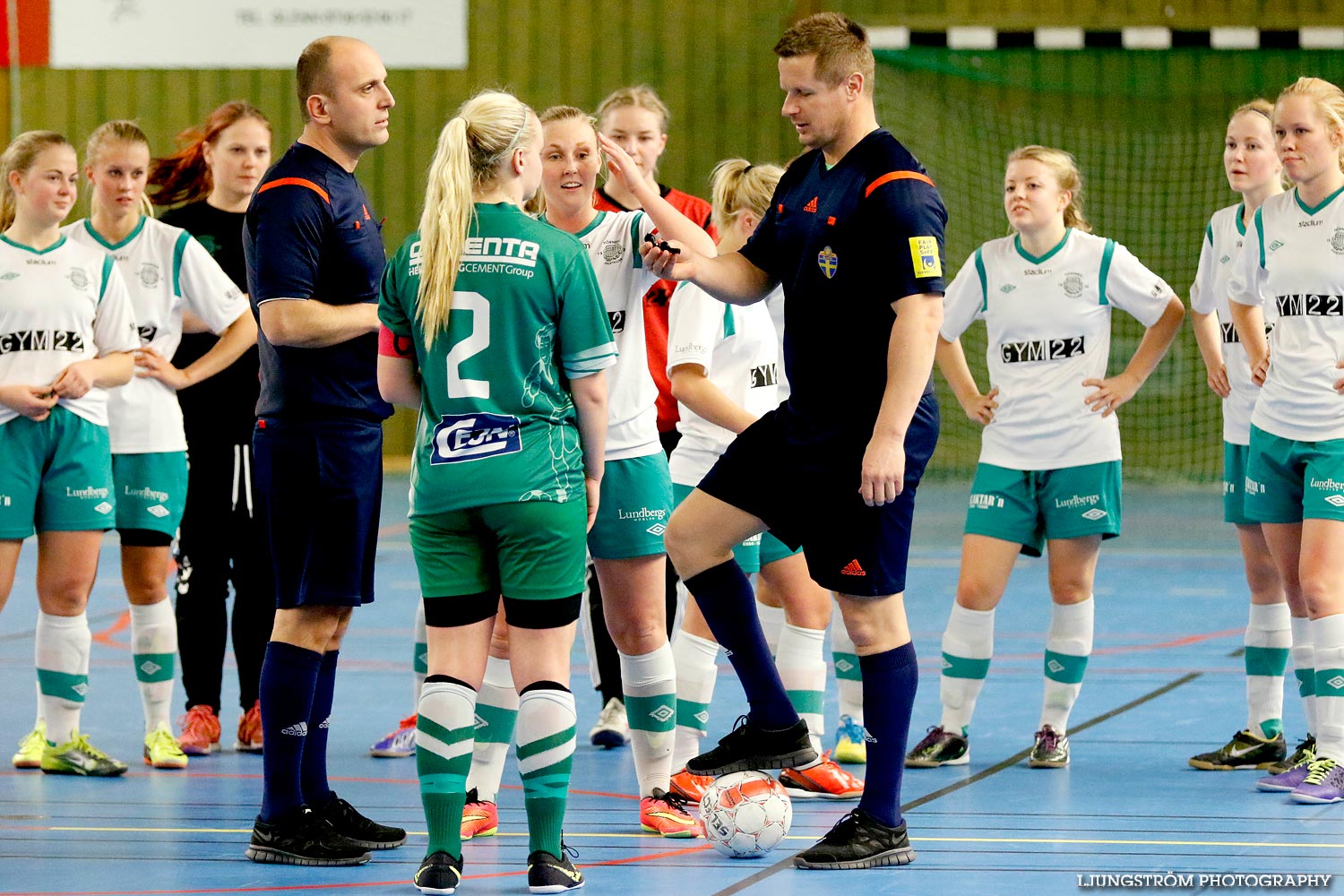 Möbelcupen 1/4-final Hörnebo SK-Våmbs IF 2-3,dam,Tibro Sporthall,Tibro,Sverige,Futsal,,2015,104060