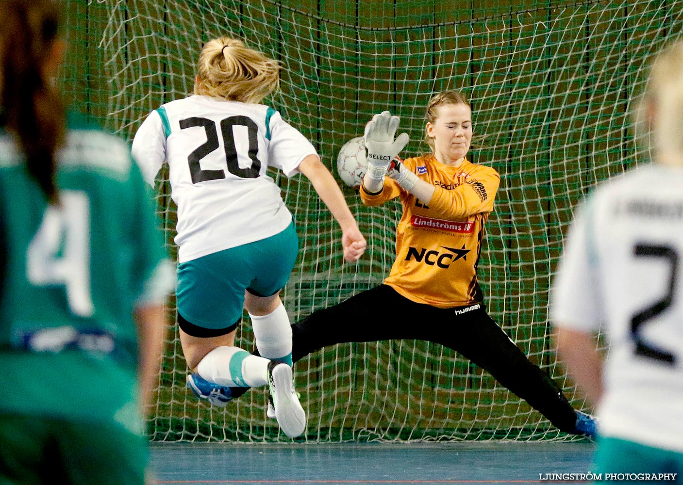 Möbelcupen 1/4-final Hörnebo SK-Våmbs IF 2-3,dam,Tibro Sporthall,Tibro,Sverige,Futsal,,2015,104080