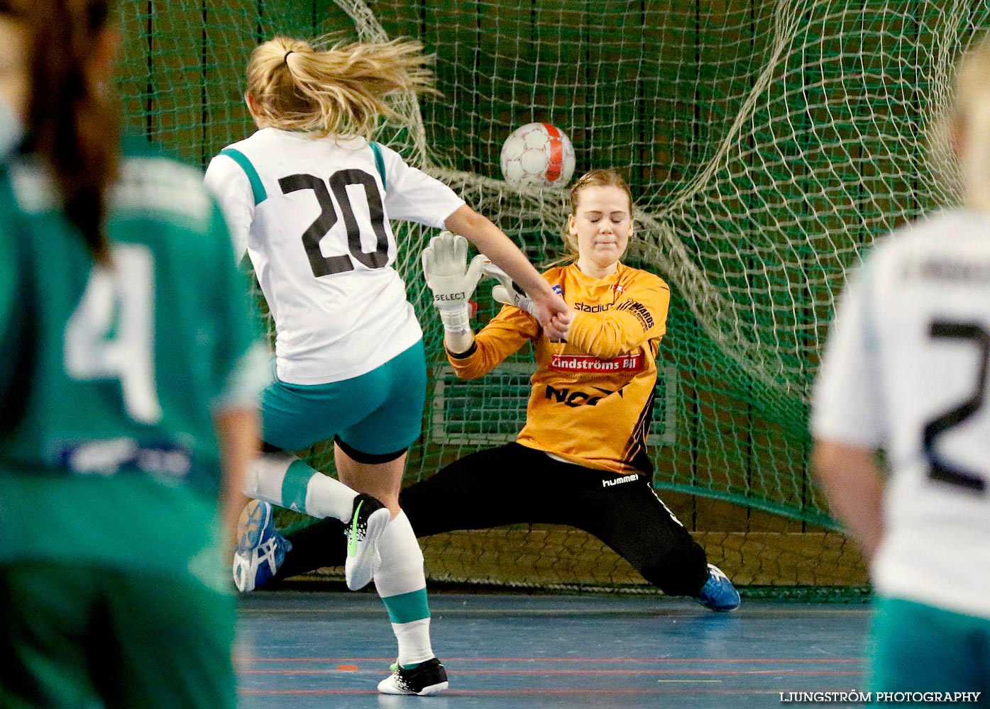 Möbelcupen 1/4-final Hörnebo SK-Våmbs IF 2-3,dam,Tibro Sporthall,Tibro,Sverige,Futsal,,2015,104081