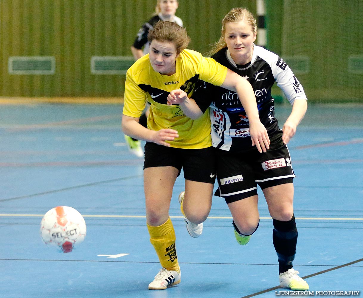 Möbelcupen 1/4-final Skövde KIK-Norra Fågelås IF 3-0,dam,Tibro Sporthall,Tibro,Sverige,Futsal,,2015,104096