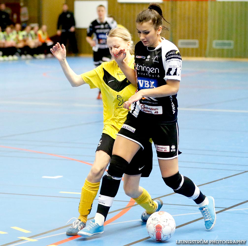 Möbelcupen 1/4-final Skövde KIK-Norra Fågelås IF 3-0,dam,Tibro Sporthall,Tibro,Sverige,Futsal,,2015,104120