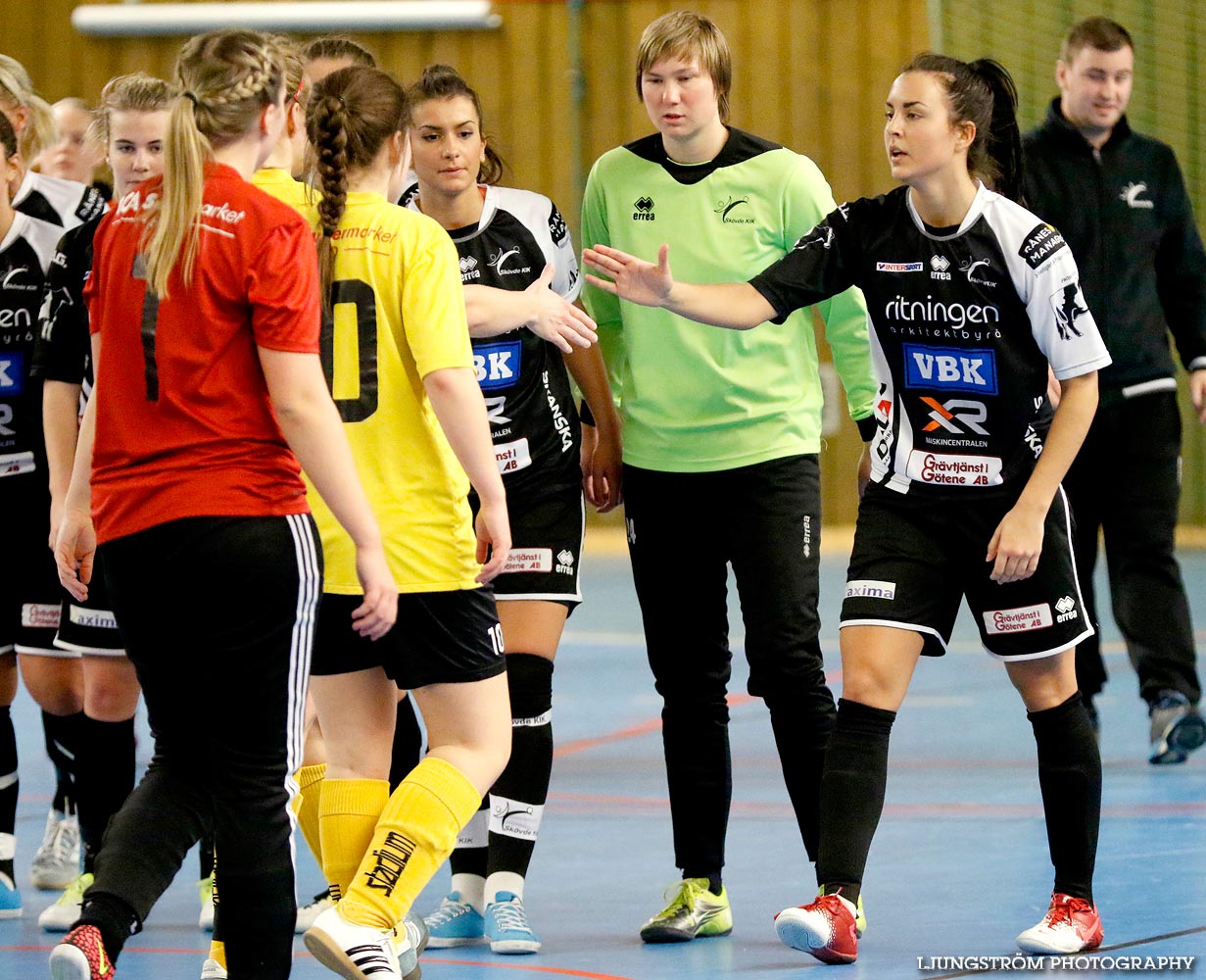 Möbelcupen 1/4-final Skövde KIK-Norra Fågelås IF 3-0,dam,Tibro Sporthall,Tibro,Sverige,Futsal,,2015,104172