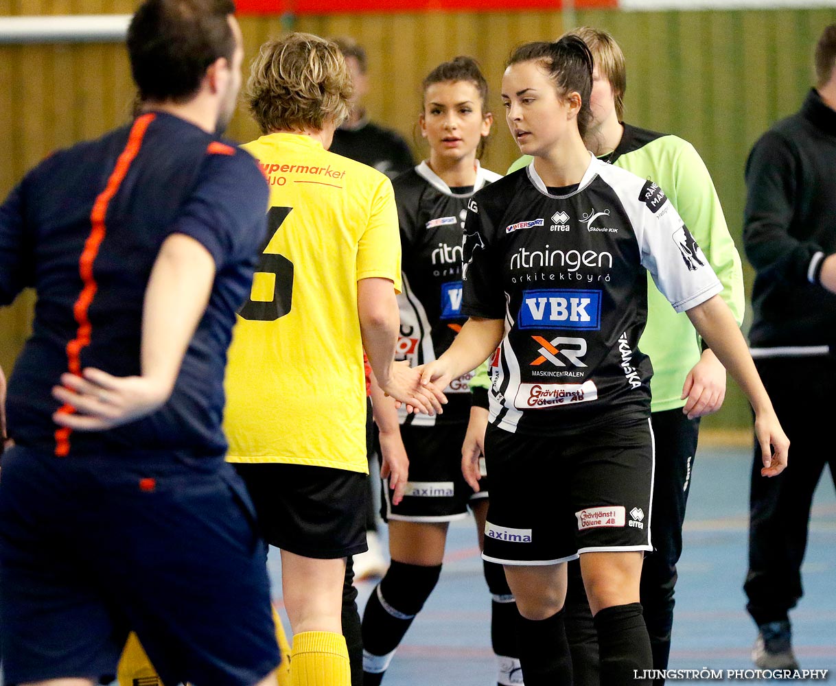 Möbelcupen 1/4-final Skövde KIK-Norra Fågelås IF 3-0,dam,Tibro Sporthall,Tibro,Sverige,Futsal,,2015,104173