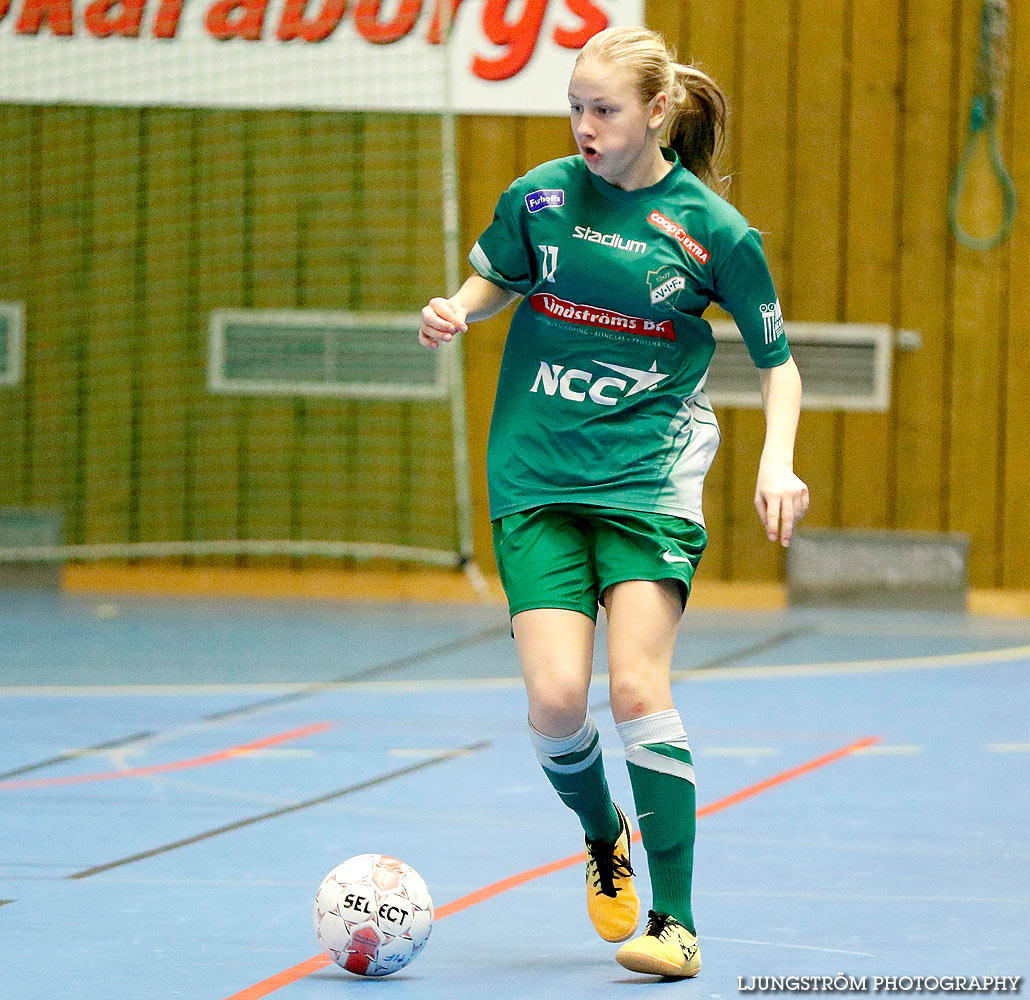 Möbelcupen 1/2-final Fagersanna IF/Mölltorp-Brevik AIF-Våmbs IF 0-1,dam,Tibro Sporthall,Tibro,Sverige,Futsal,,2015,127427