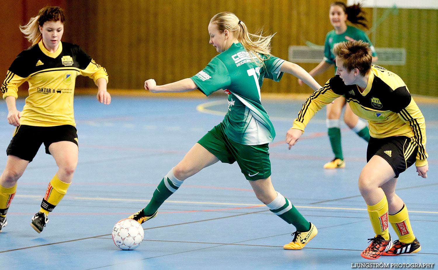 Möbelcupen 1/2-final Fagersanna IF/Mölltorp-Brevik AIF-Våmbs IF 0-1,dam,Tibro Sporthall,Tibro,Sverige,Futsal,,2015,127429