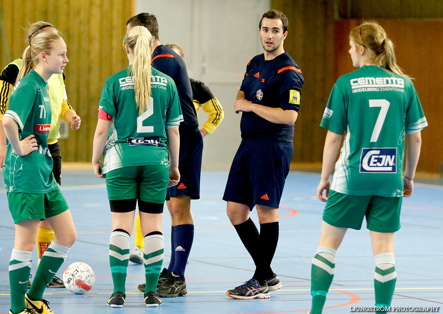 Möbelcupen 1/2-final Fagersanna IF/Mölltorp-Brevik AIF-Våmbs IF 0-1,dam,Tibro Sporthall,Tibro,Sverige,Futsal,,2015,127438