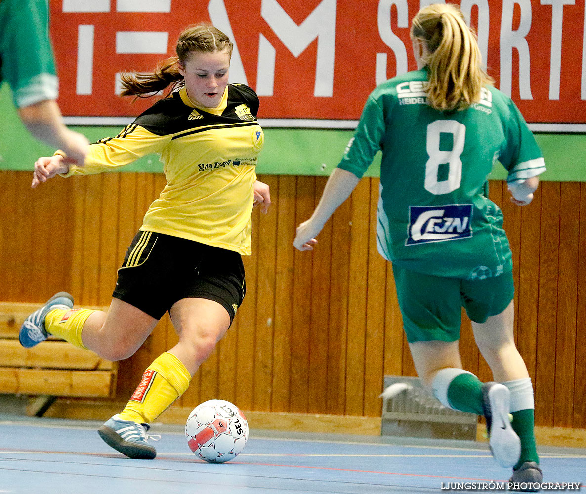 Möbelcupen 1/2-final Fagersanna IF/Mölltorp-Brevik AIF-Våmbs IF 0-1,dam,Tibro Sporthall,Tibro,Sverige,Futsal,,2015,127455