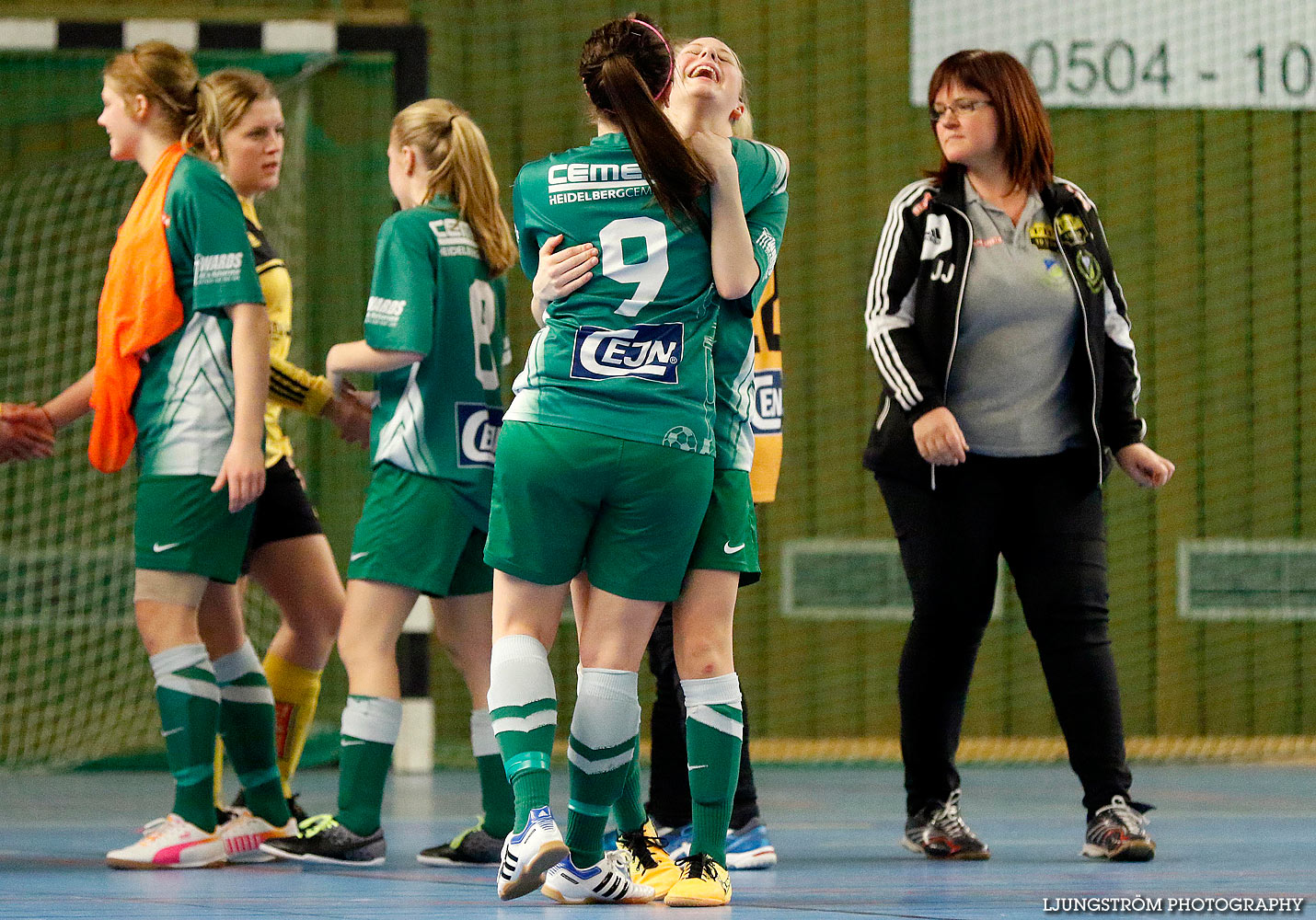 Möbelcupen 1/2-final Fagersanna IF/Mölltorp-Brevik AIF-Våmbs IF 0-1,dam,Tibro Sporthall,Tibro,Sverige,Futsal,,2015,127468