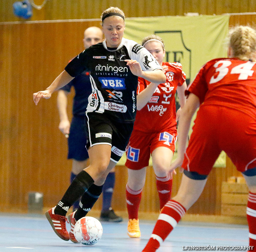 Möbelcupen 1/2-final Skövde KIK-Mariestads BoIS FF 2-1,dam,Tibro Sporthall,Tibro,Sverige,Futsal,,2015,127480