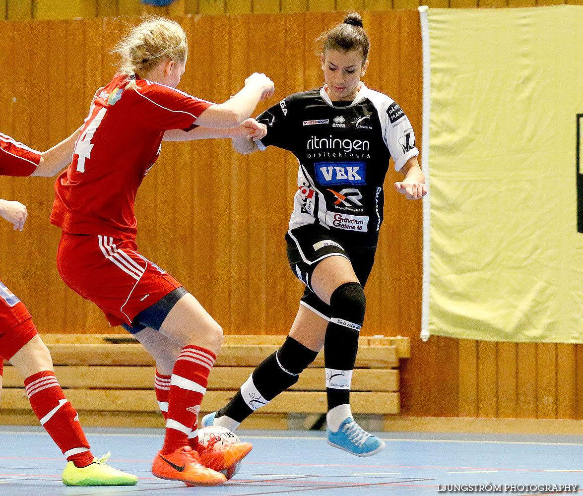 Möbelcupen 1/2-final Skövde KIK-Mariestads BoIS FF 2-1,dam,Tibro Sporthall,Tibro,Sverige,Futsal,,2015,127499