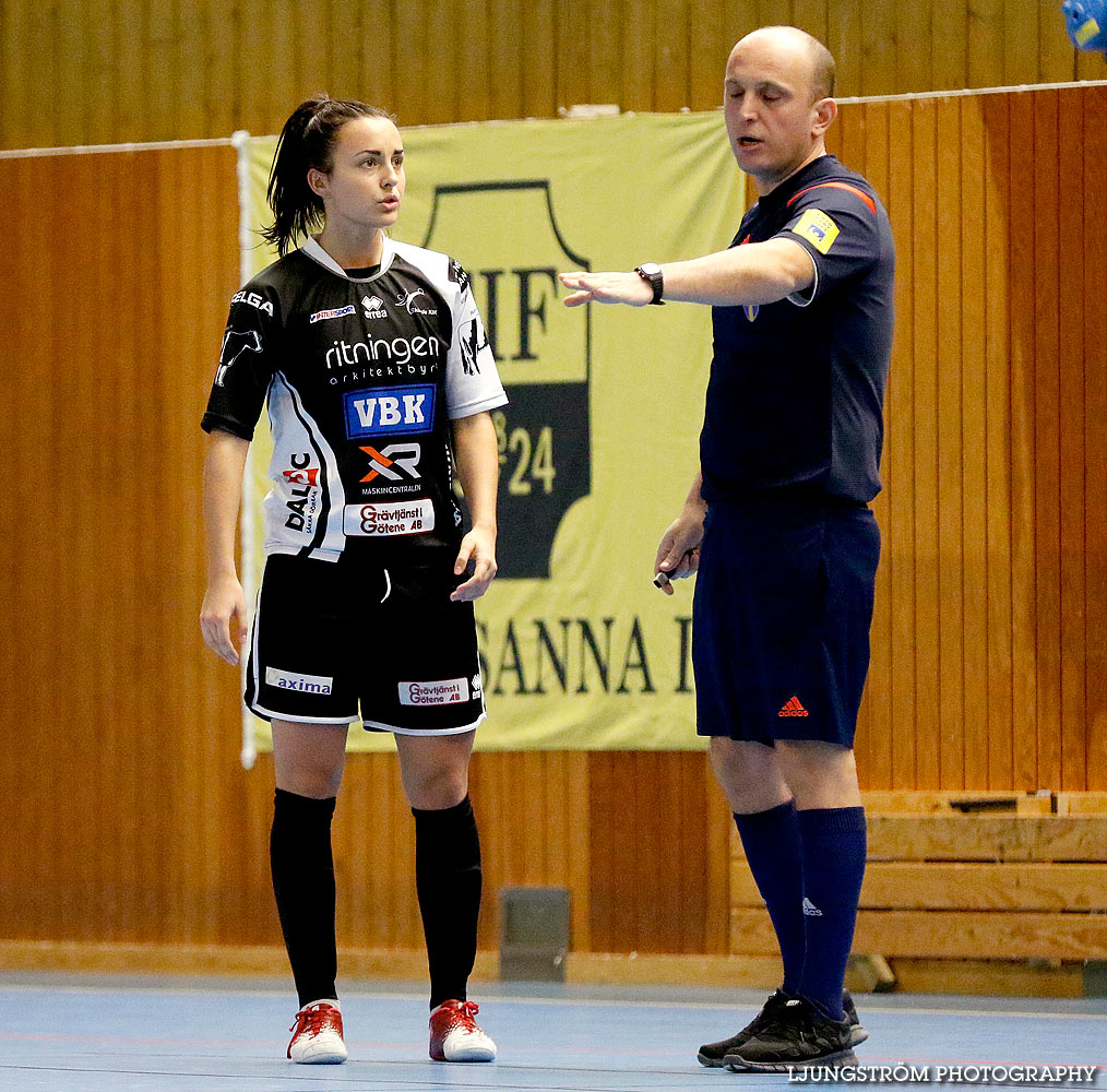 Möbelcupen 1/2-final Skövde KIK-Mariestads BoIS FF 2-1,dam,Tibro Sporthall,Tibro,Sverige,Futsal,,2015,127516