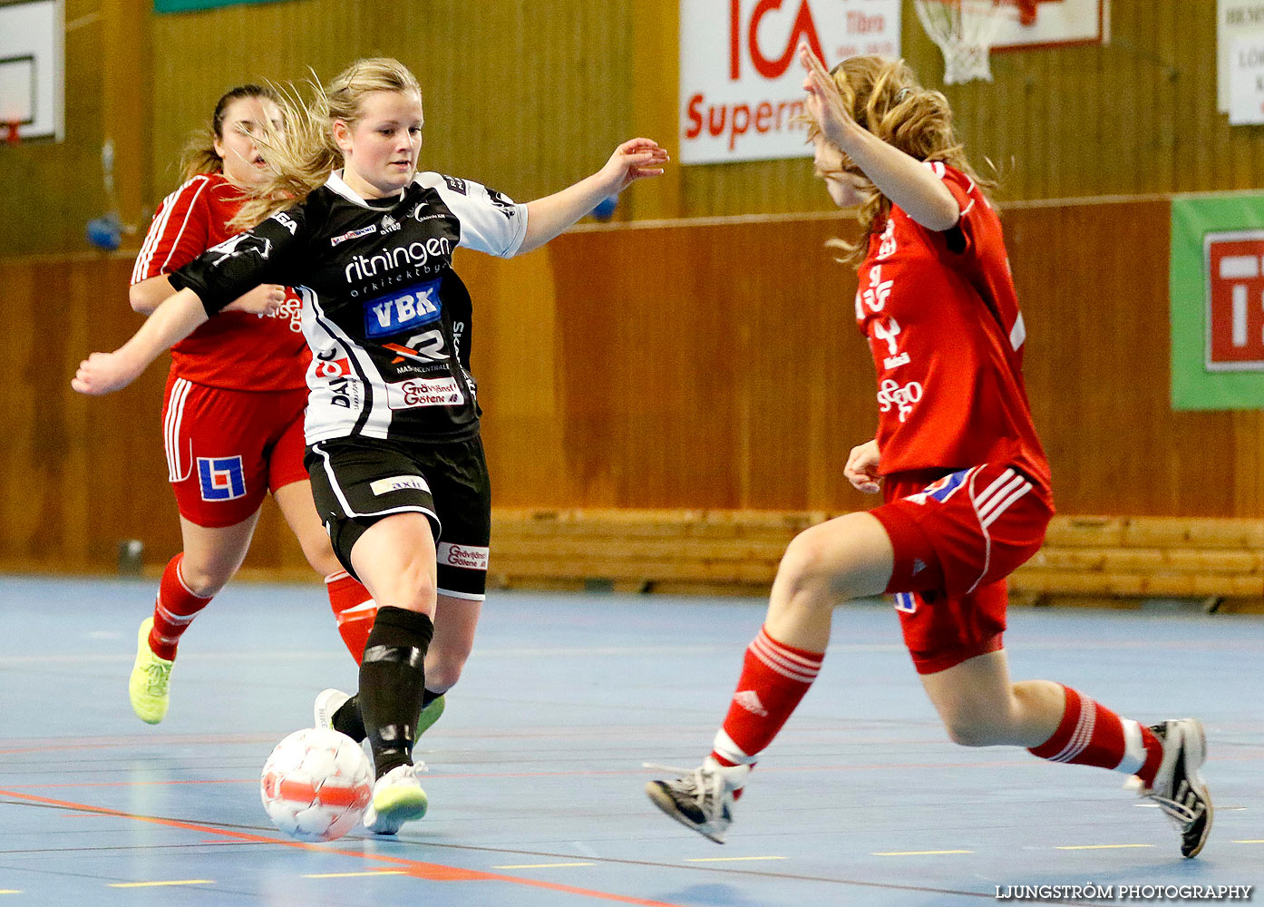 Möbelcupen 1/2-final Skövde KIK-Mariestads BoIS FF 2-1,dam,Tibro Sporthall,Tibro,Sverige,Futsal,,2015,127532