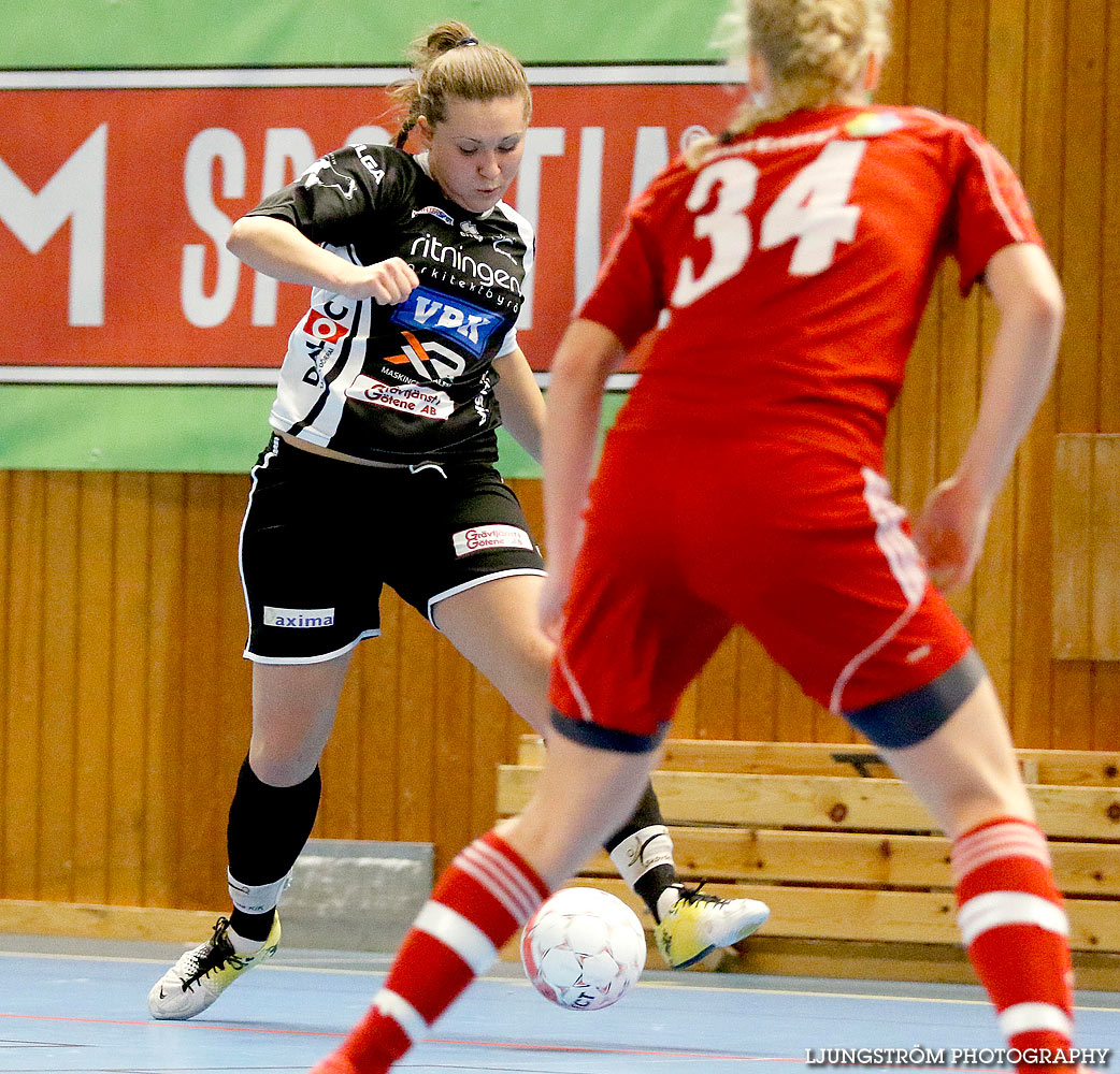 Möbelcupen 1/2-final Skövde KIK-Mariestads BoIS FF 2-1,dam,Tibro Sporthall,Tibro,Sverige,Futsal,,2015,127540