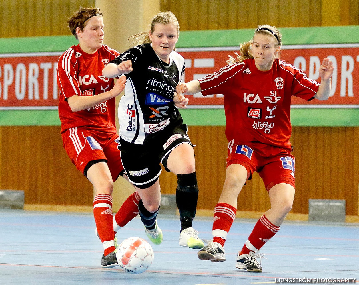 Möbelcupen 1/2-final Skövde KIK-Mariestads BoIS FF 2-1,dam,Tibro Sporthall,Tibro,Sverige,Futsal,,2015,127546
