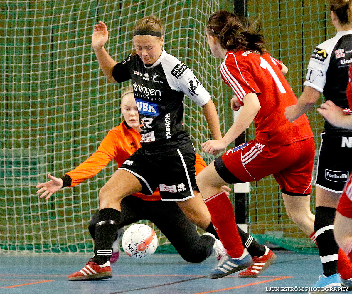 Möbelcupen 1/2-final Skövde KIK-Mariestads BoIS FF 2-1,dam,Tibro Sporthall,Tibro,Sverige,Futsal,,2015,127566