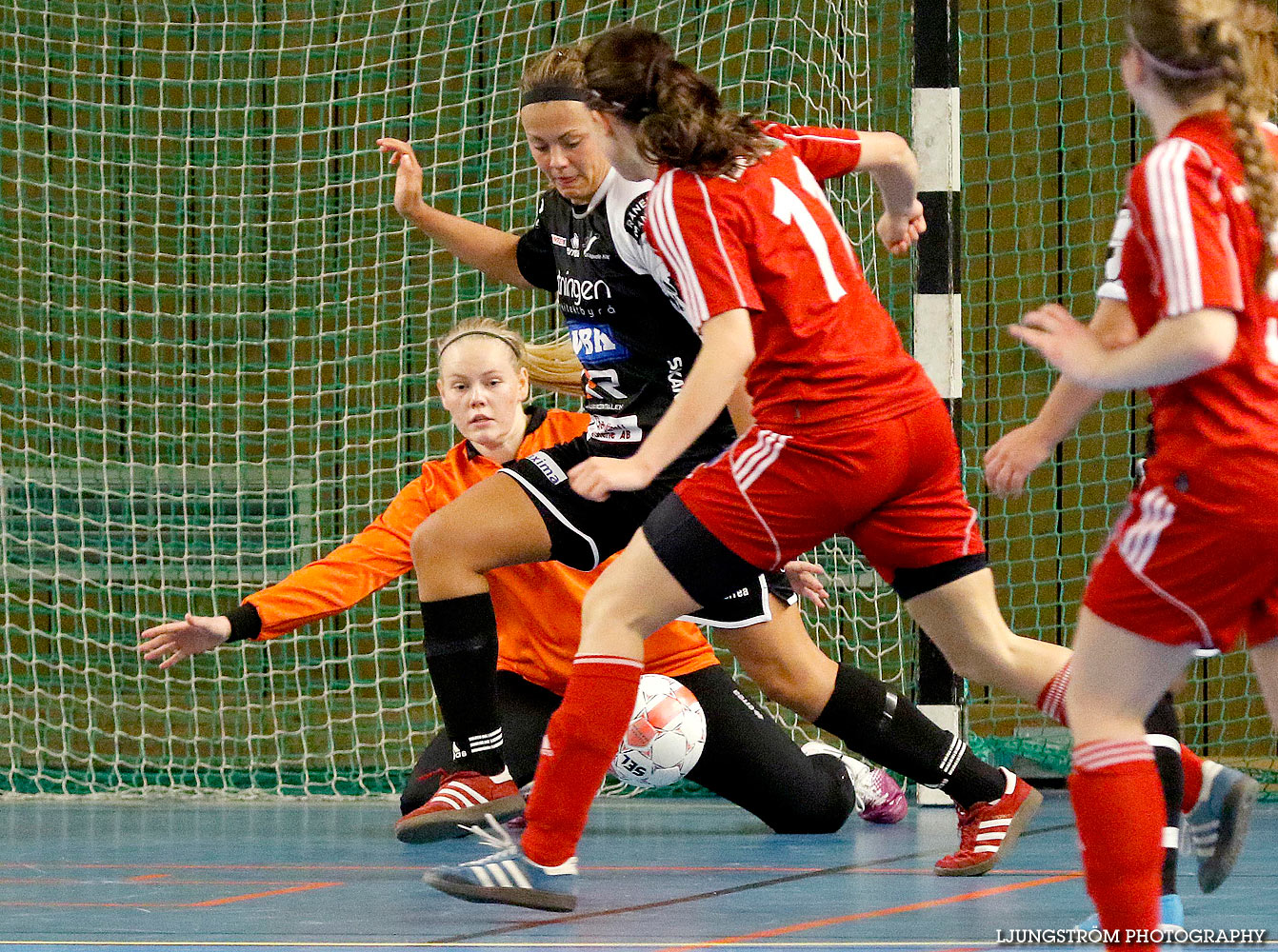Möbelcupen 1/2-final Skövde KIK-Mariestads BoIS FF 2-1,dam,Tibro Sporthall,Tibro,Sverige,Futsal,,2015,127567