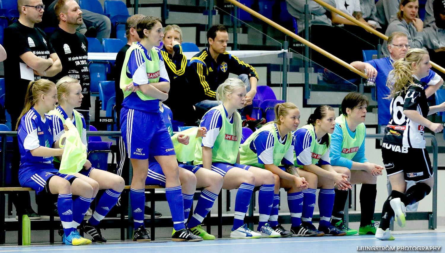 IFK Åkullsjön-Skövde KIK 1/2-final 3-6,dam,Hammarö Arena,Karlstad,Sverige,Futsal,,2015,103696