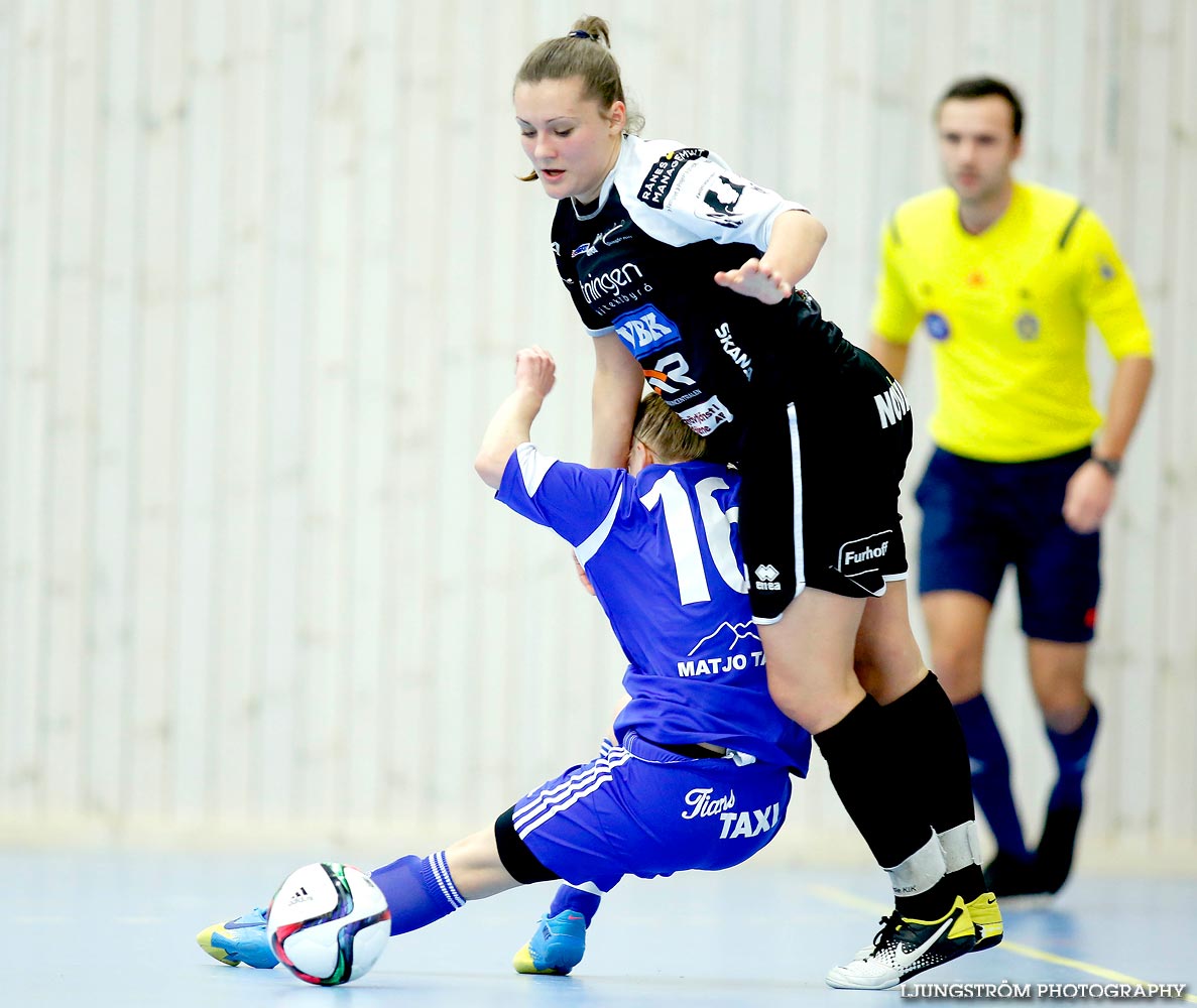 IFK Åkullsjön-Skövde KIK 1/2-final 3-6,dam,Hammarö Arena,Karlstad,Sverige,Futsal,,2015,103741