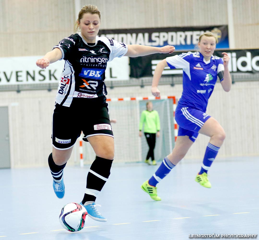 IFK Åkullsjön-Skövde KIK 1/2-final 3-6,dam,Hammarö Arena,Karlstad,Sverige,Futsal,,2015,103782