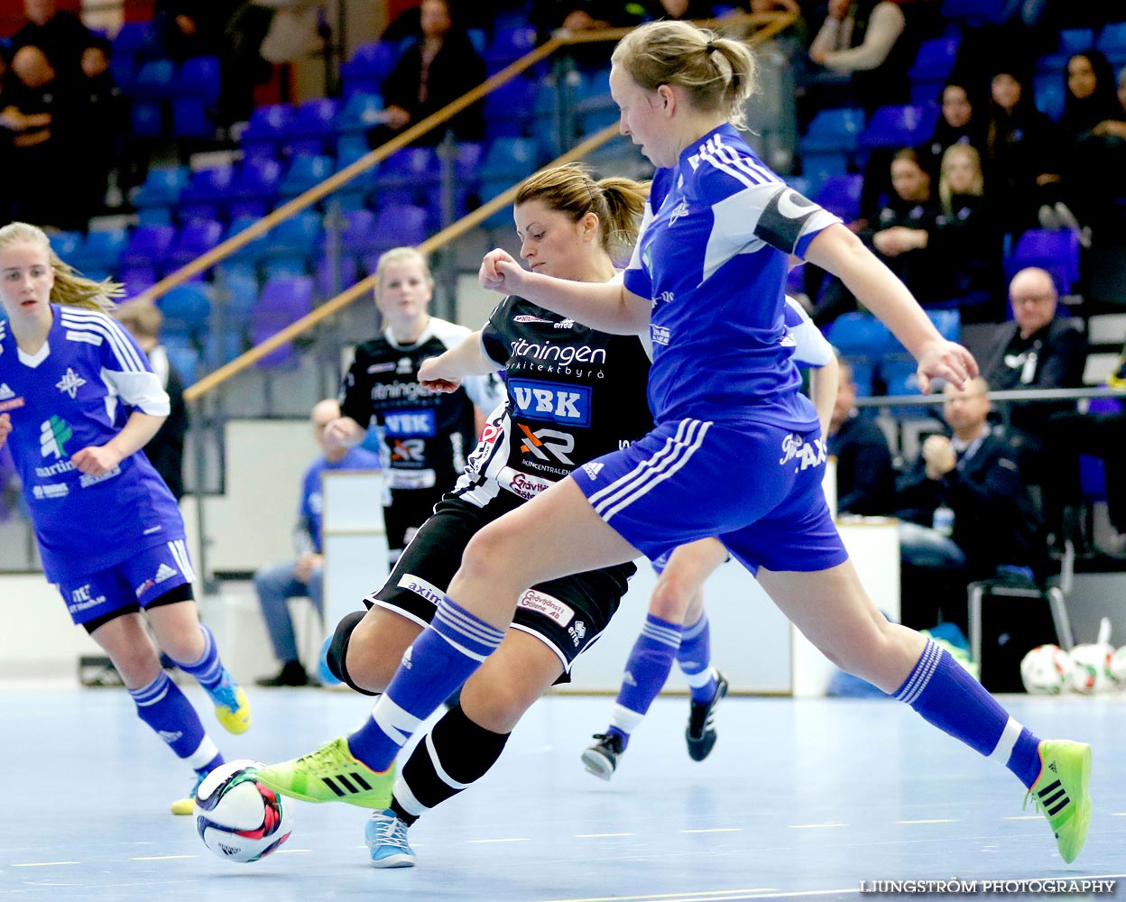 IFK Åkullsjön-Skövde KIK 1/2-final 3-6,dam,Hammarö Arena,Karlstad,Sverige,Futsal,,2015,103783