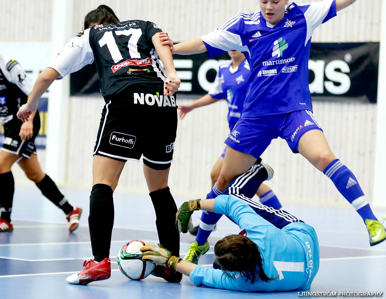 IFK Åkullsjön-Skövde KIK 1/2-final 3-6,dam,Hammarö Arena,Karlstad,Sverige,Futsal,,2015,103913