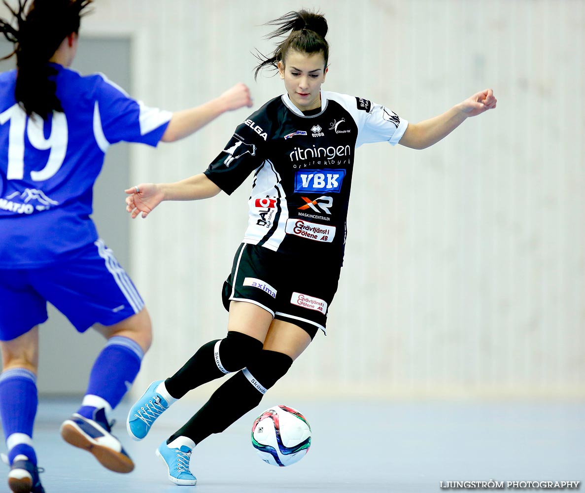 IFK Åkullsjön-Skövde KIK 1/2-final 3-6,dam,Hammarö Arena,Karlstad,Sverige,Futsal,,2015,103915