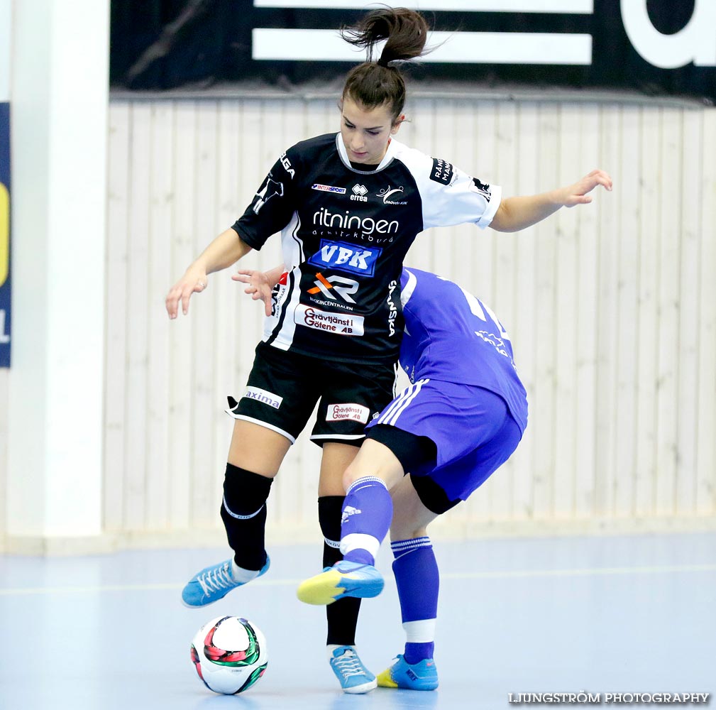 IFK Åkullsjön-Skövde KIK 1/2-final 3-6,dam,Hammarö Arena,Karlstad,Sverige,Futsal,,2015,103922