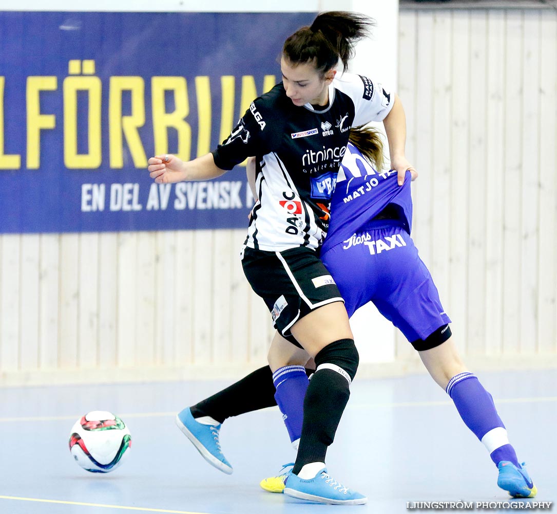 IFK Åkullsjön-Skövde KIK 1/2-final 3-6,dam,Hammarö Arena,Karlstad,Sverige,Futsal,,2015,103924