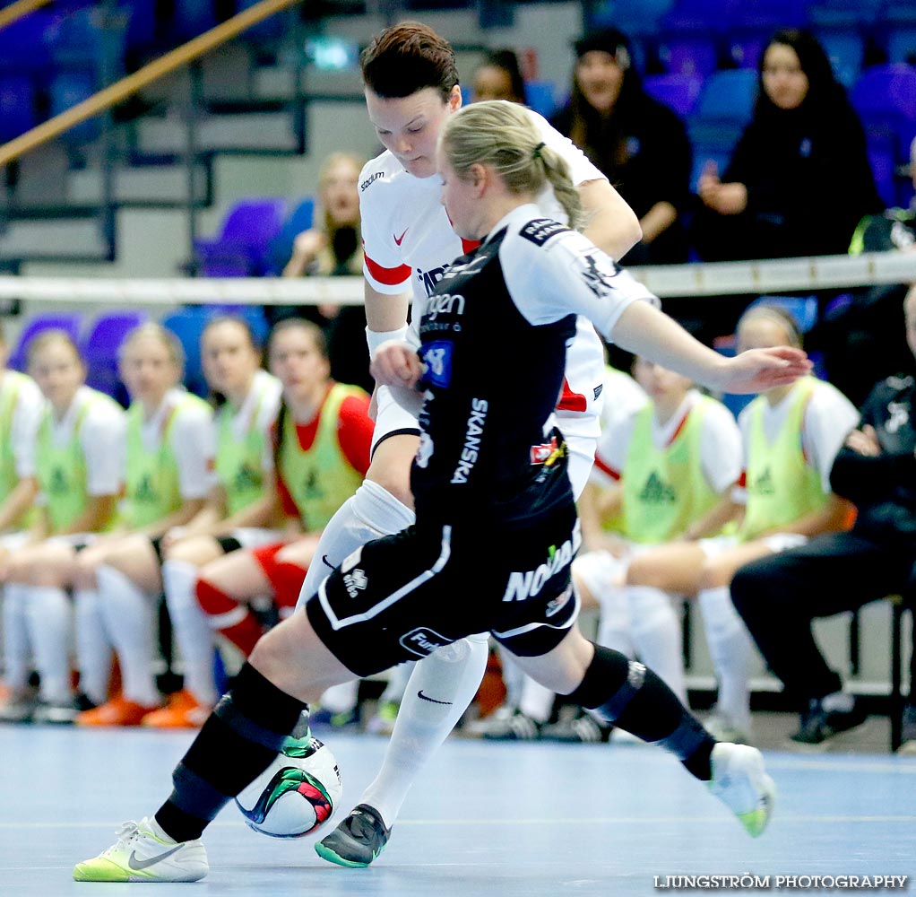 Skövde KIK-Täby FK SM-FINAL 3-4,dam,Hammarö Arena,Karlstad,Sverige,Futsal,,2015,104264
