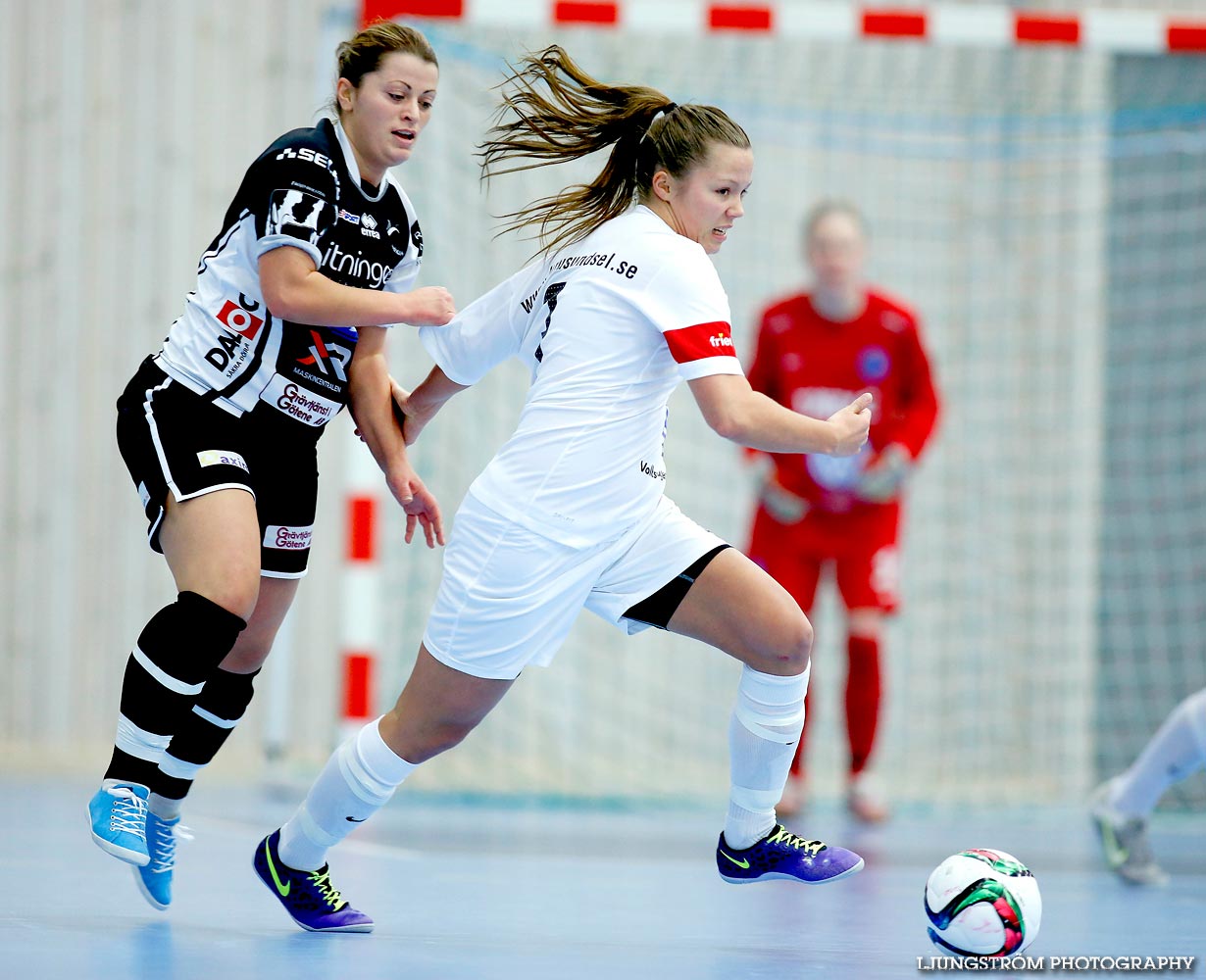 Skövde KIK-Täby FK SM-FINAL 3-4,dam,Hammarö Arena,Karlstad,Sverige,Futsal,,2015,104284