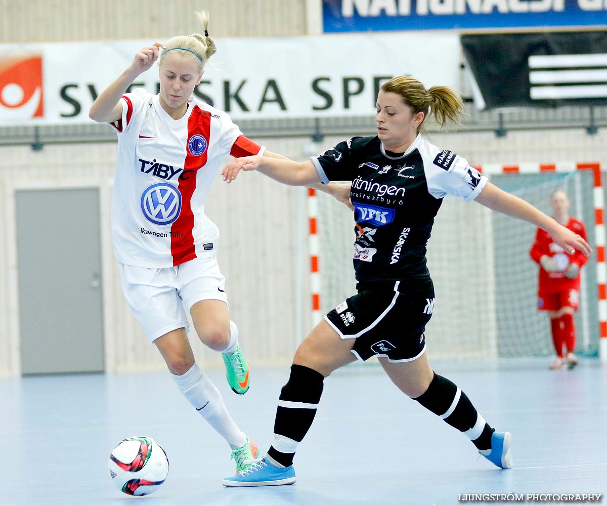 Skövde KIK-Täby FK SM-FINAL 3-4,dam,Hammarö Arena,Karlstad,Sverige,Futsal,,2015,104293