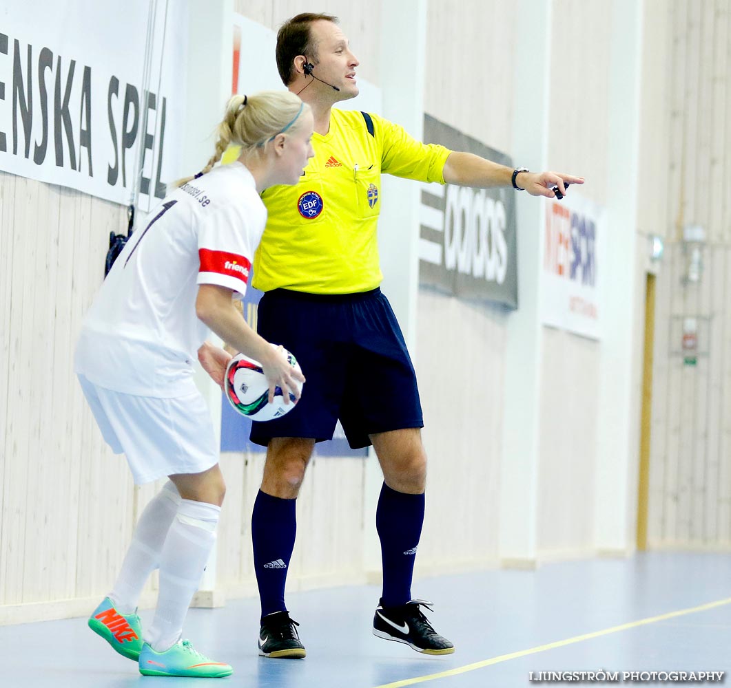 Skövde KIK-Täby FK SM-FINAL 3-4,dam,Hammarö Arena,Karlstad,Sverige,Futsal,,2015,104296