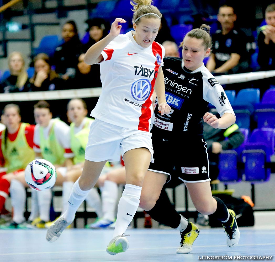Skövde KIK-Täby FK SM-FINAL 3-4,dam,Hammarö Arena,Karlstad,Sverige,Futsal,,2015,104300