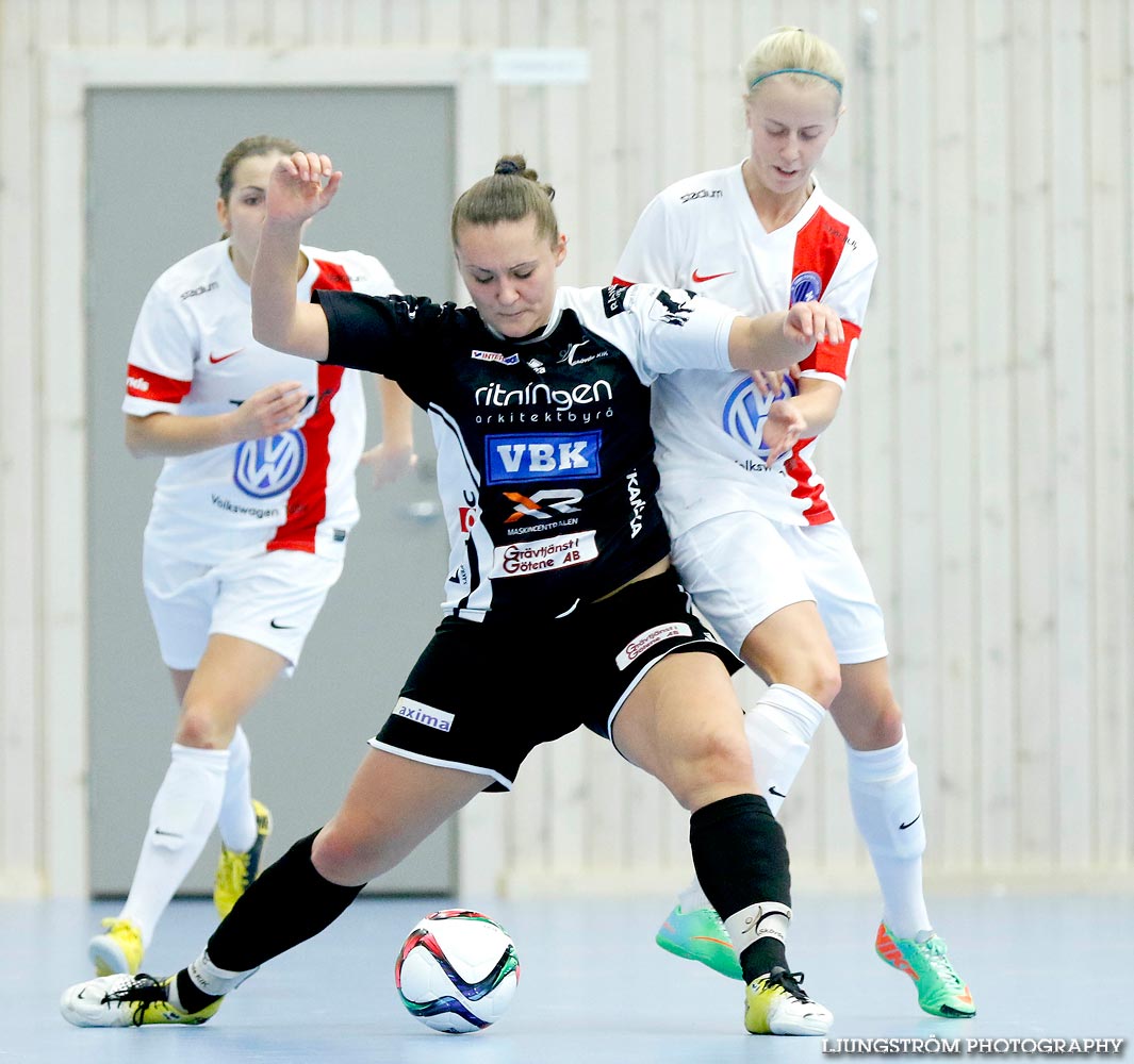 Skövde KIK-Täby FK SM-FINAL 3-4,dam,Hammarö Arena,Karlstad,Sverige,Futsal,,2015,104316