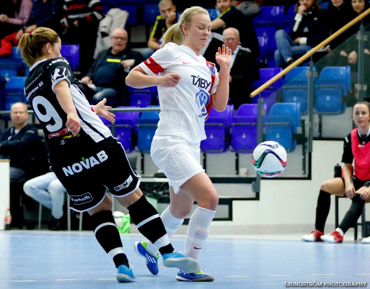 Skövde KIK-Täby FK SM-FINAL 3-4,dam,Hammarö Arena,Karlstad,Sverige,Futsal,,2015,104326
