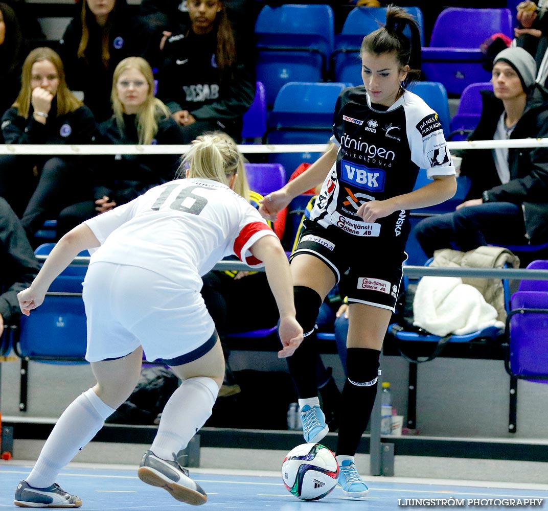 Skövde KIK-Täby FK SM-FINAL 3-4,dam,Hammarö Arena,Karlstad,Sverige,Futsal,,2015,104426