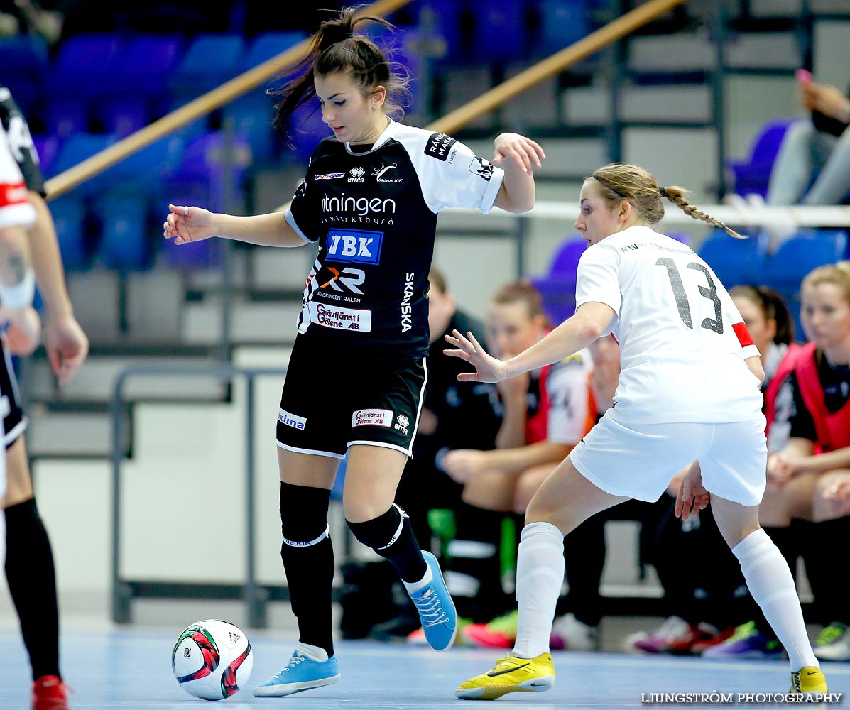 Skövde KIK-Täby FK SM-FINAL 3-4,dam,Hammarö Arena,Karlstad,Sverige,Futsal,,2015,104445