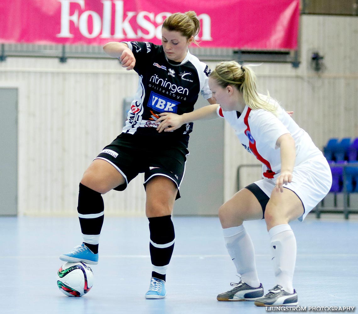 Skövde KIK-Täby FK SM-FINAL 3-4,dam,Hammarö Arena,Karlstad,Sverige,Futsal,,2015,104450