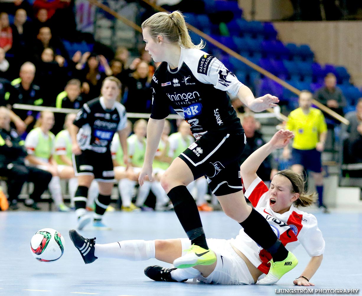 Skövde KIK-Täby FK SM-FINAL 3-4,dam,Hammarö Arena,Karlstad,Sverige,Futsal,,2015,104525