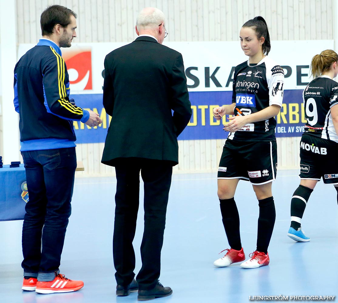 Skövde KIK-Täby FK SM-FINAL 3-4,dam,Hammarö Arena,Karlstad,Sverige,Futsal,,2015,104564