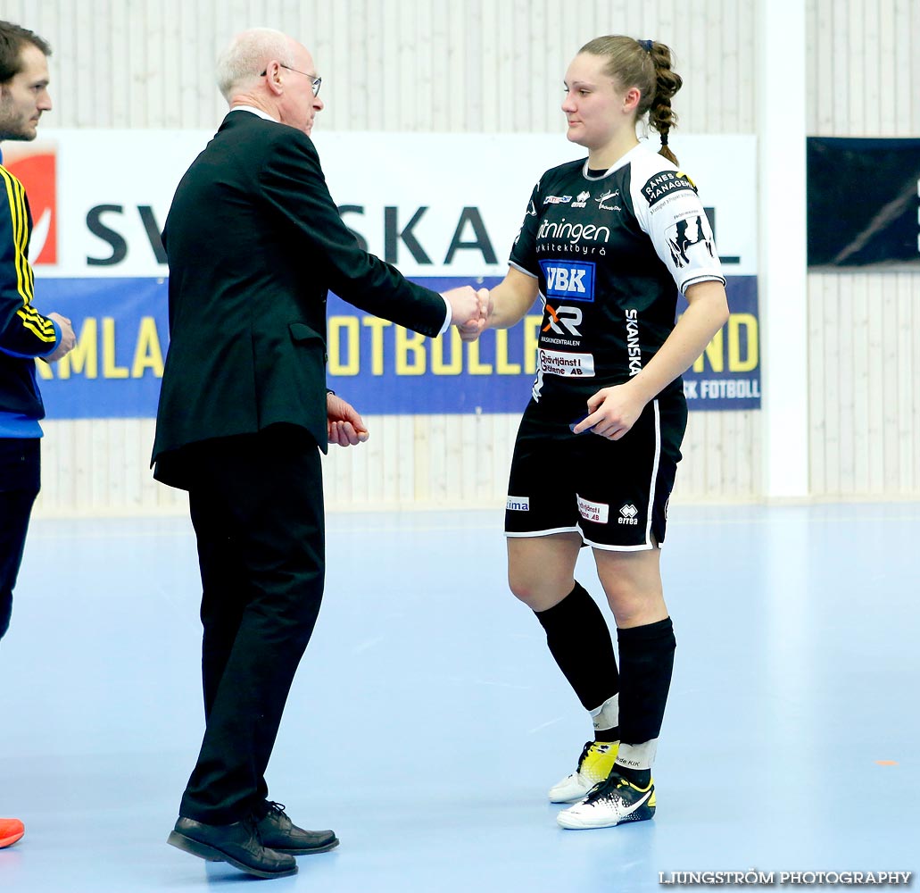 Skövde KIK-Täby FK SM-FINAL 3-4,dam,Hammarö Arena,Karlstad,Sverige,Futsal,,2015,104568
